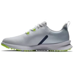 FootJoy Fuel Sport 55453 Golf Shoes -Fairway Elite Sales Store FootJoy FJ Fuel Sport Shoes White Navy Green 4