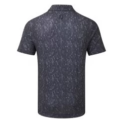 FootJoy Digital Camo FJ Print Lisle Golf Polo Shirt -Fairway Elite Sales Store FootJoy SS22 Digital Camo FJ Print Lisle Golf Polo Shirt Navy 88436 back