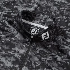 Fairway Elite Sales Store -Fairway Elite Sales Store FootJoy SS23 Cloud Camo Print Midlayer 80110 SWFOO175 S Black Detail