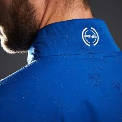 Ping Sensor Dry 2.5 Graphene Waterproof Golf Jacket -Fairway Elite Sales Store Ping AW22 Sensor Dry 2.5 Graphene Waterproof Jacket PO3488 NSB WJPIN064 North Sea Black Model 4