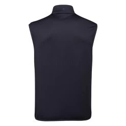 Ping Arlo Thermal Golf Wind Vest -Fairway Elite Sales Store Ping AW22 Arlo Quilted Hybrid Vest PO3544 NSN WTPIN067 XL North Sea Navy Back