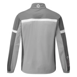 Sunderland Nevada 1/2 Zip Golf Wind Top -Fairway Elite Sales Store Sunderland AW21 Nevada 1 2 Zip Windshirt SUNMW86 Nev Code WTSUN045 M Silver Gunmetal White Back