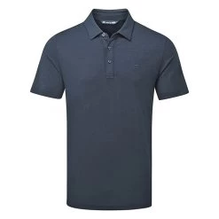 TravisMathew The Heater Golf Polo Shirt Black