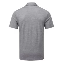 TravisMathew The Heater Golf Polo Shirt Black 8 TravisMathew The Heater Golf Polo Shirt Black -Fairway Elite Sales Store Travis Mathew SS21 The Heater Golf Polo Shirt 1MW395 Code SHTRA037 M Sleet Quit Shade Back